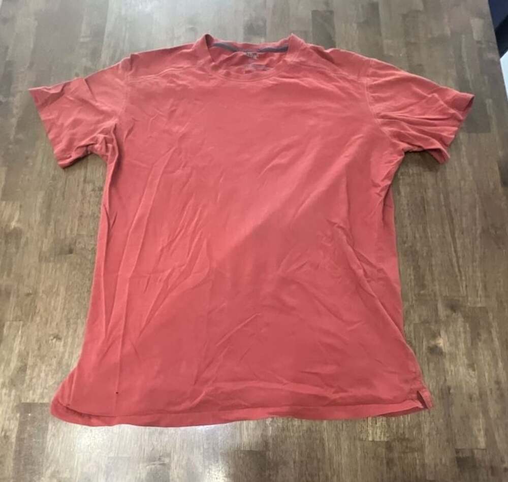 Kuhl Wildfibre T-Shirt Size XL Red Organic Cotton Short Sleeve Top